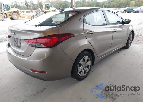 2016 Hyundai Elantra Se из США, поврежденный, VIN 5NPDH4AE2GH703902